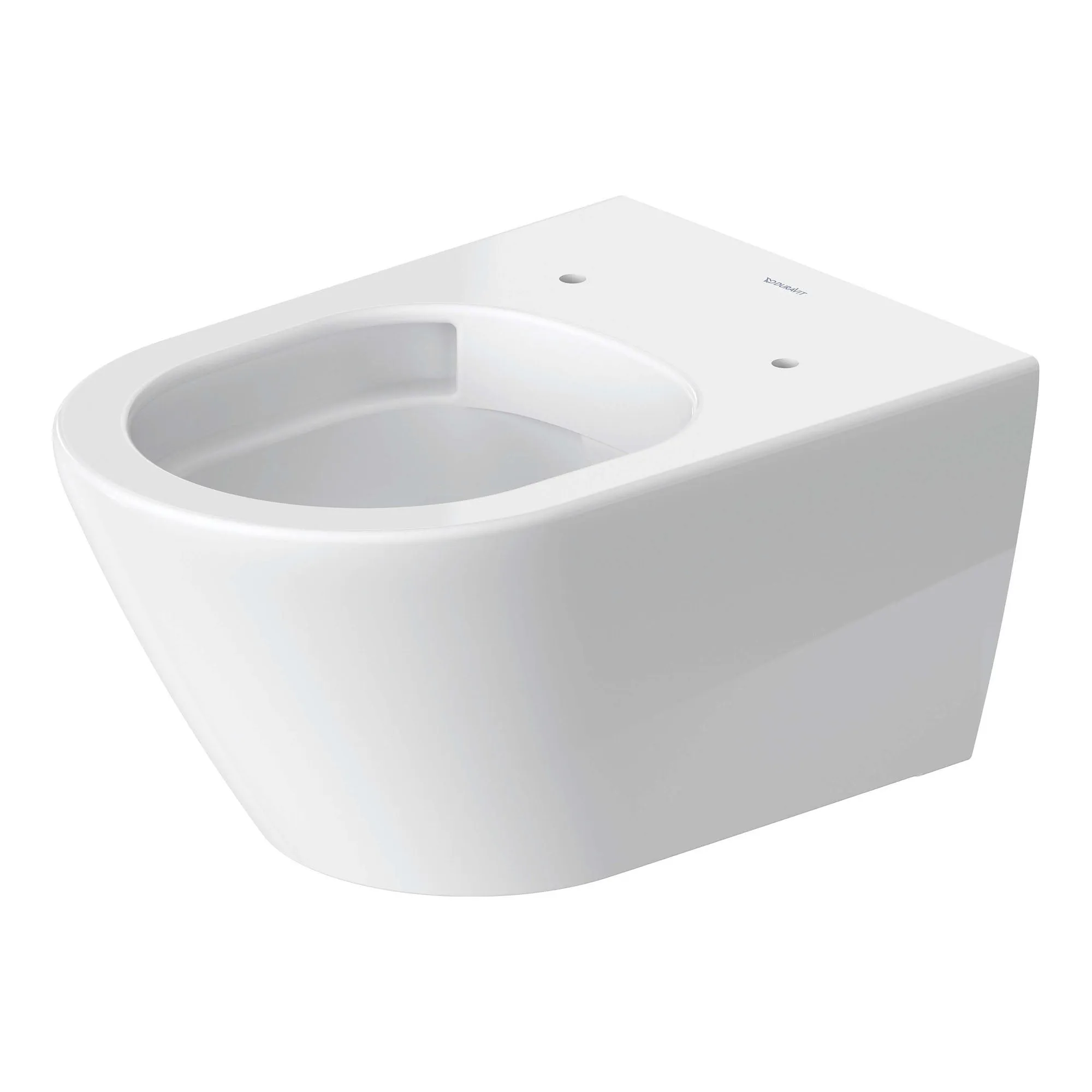 Duravit D-Neo Rimless Wall Hung WC Pan With Soft Close Toilet Seat - Gloss White