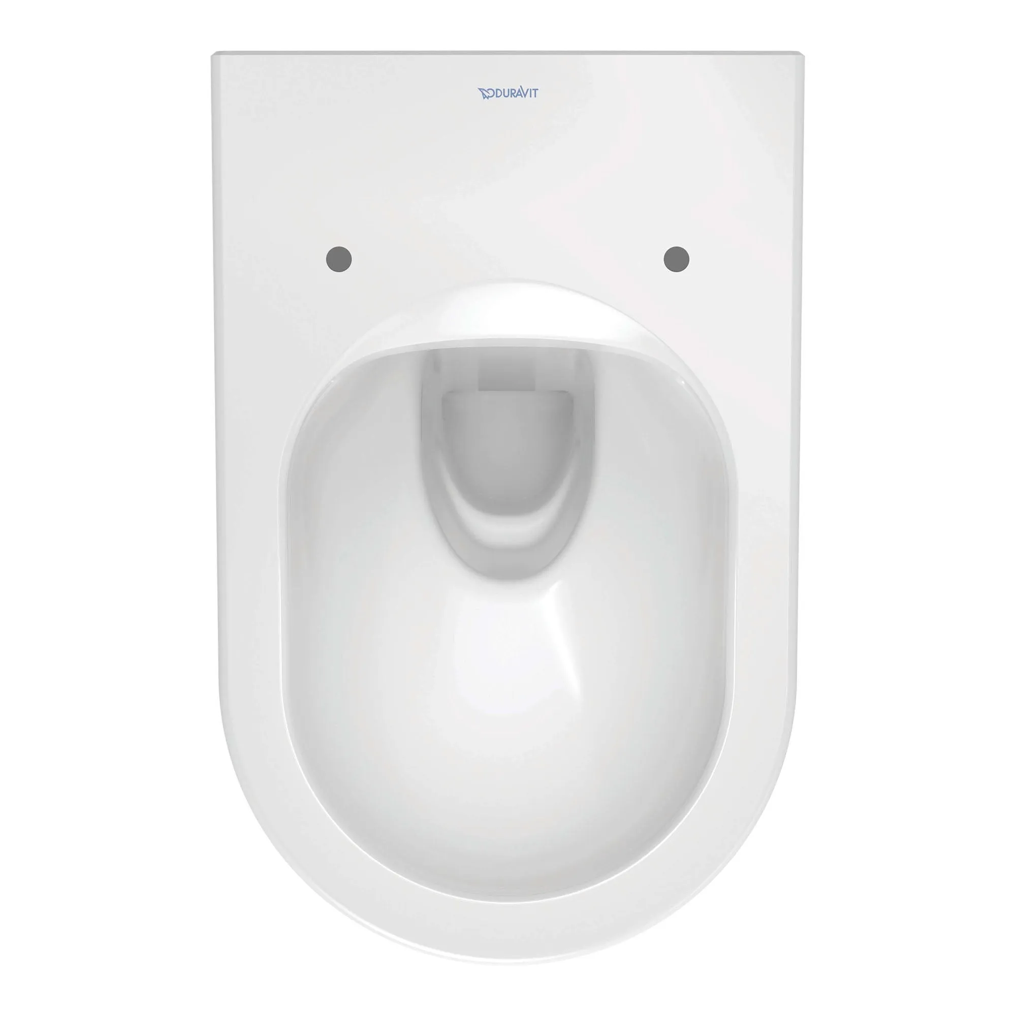 Duravit ME by Starck Rimless Wall Hung WC Pan With Soft Close Toilet Seat - Gloss White