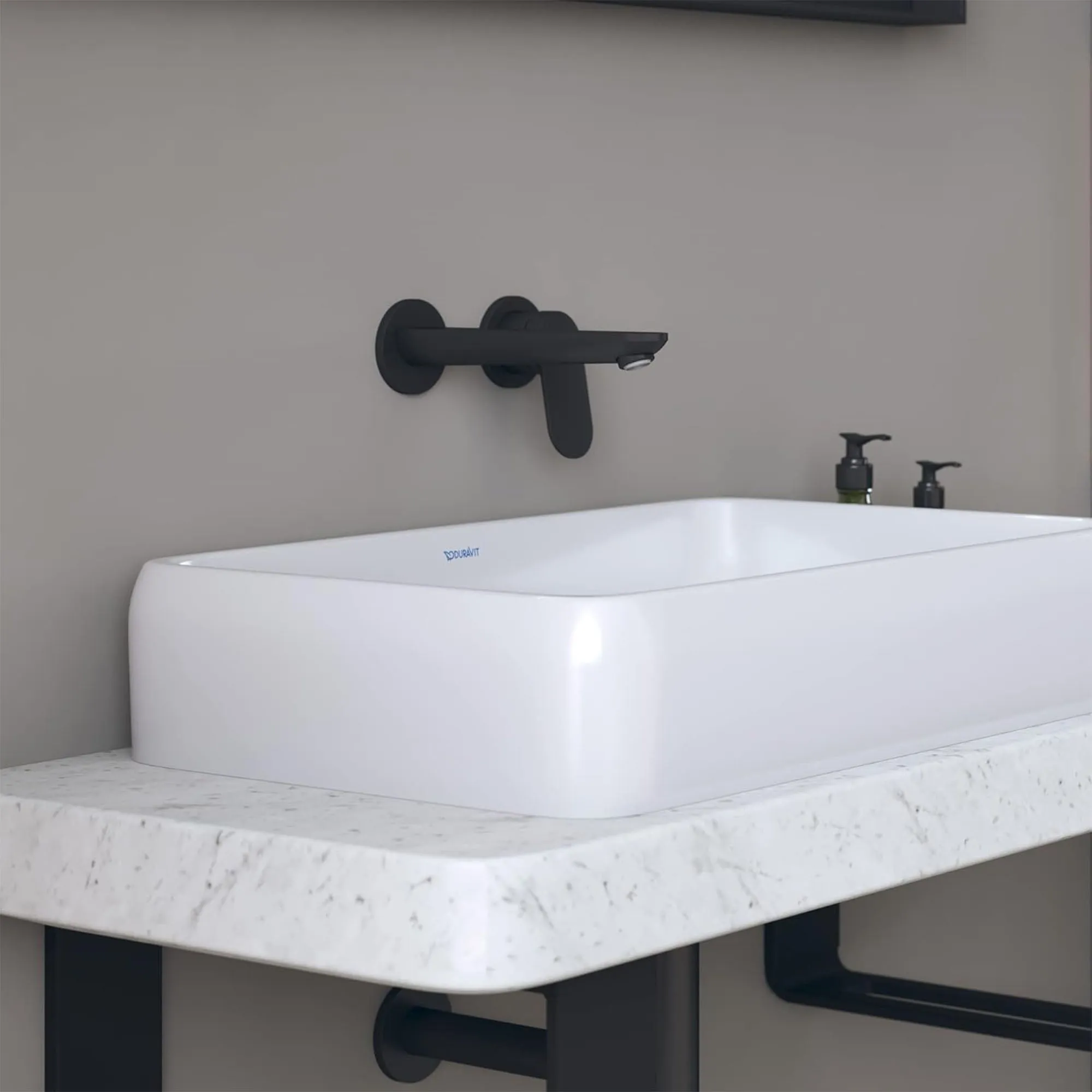 Duravit Wave 2 Hole Wall Mounted Basin Mixer Tap