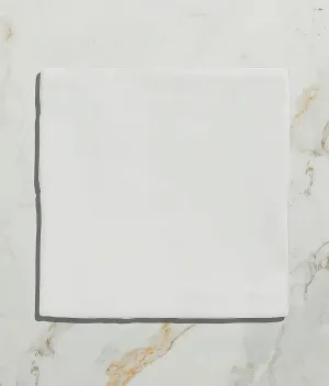 Dyrham Dairy Ceramic Chalk White Field Tile
