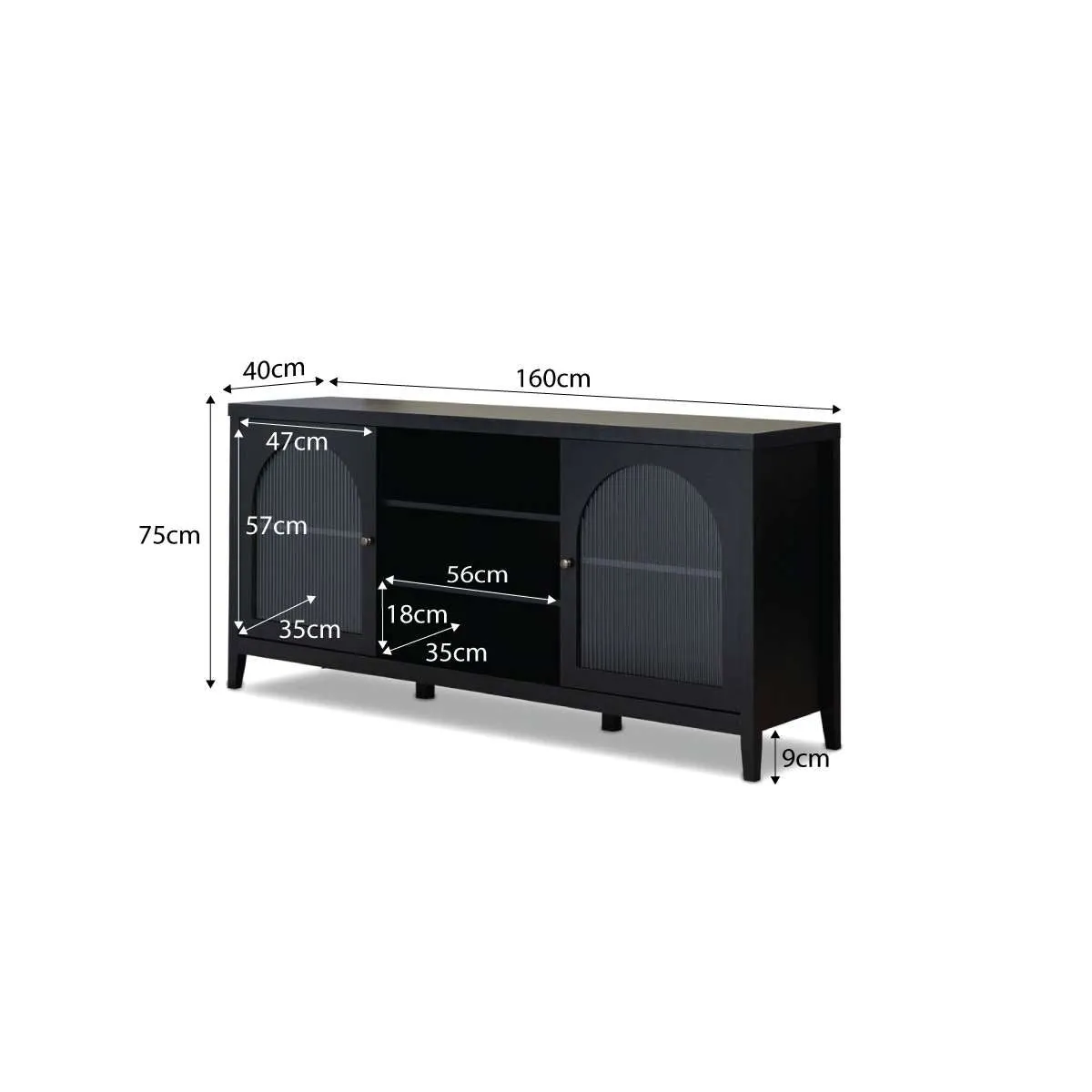 Easton Buffet - Black Mocka