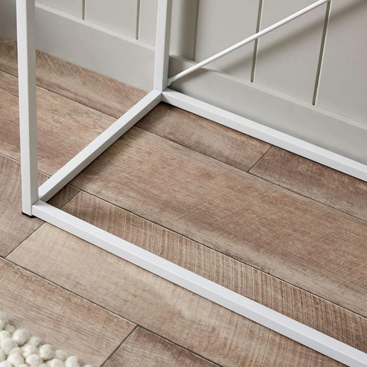 Eclipse Console Table  - White Mocka