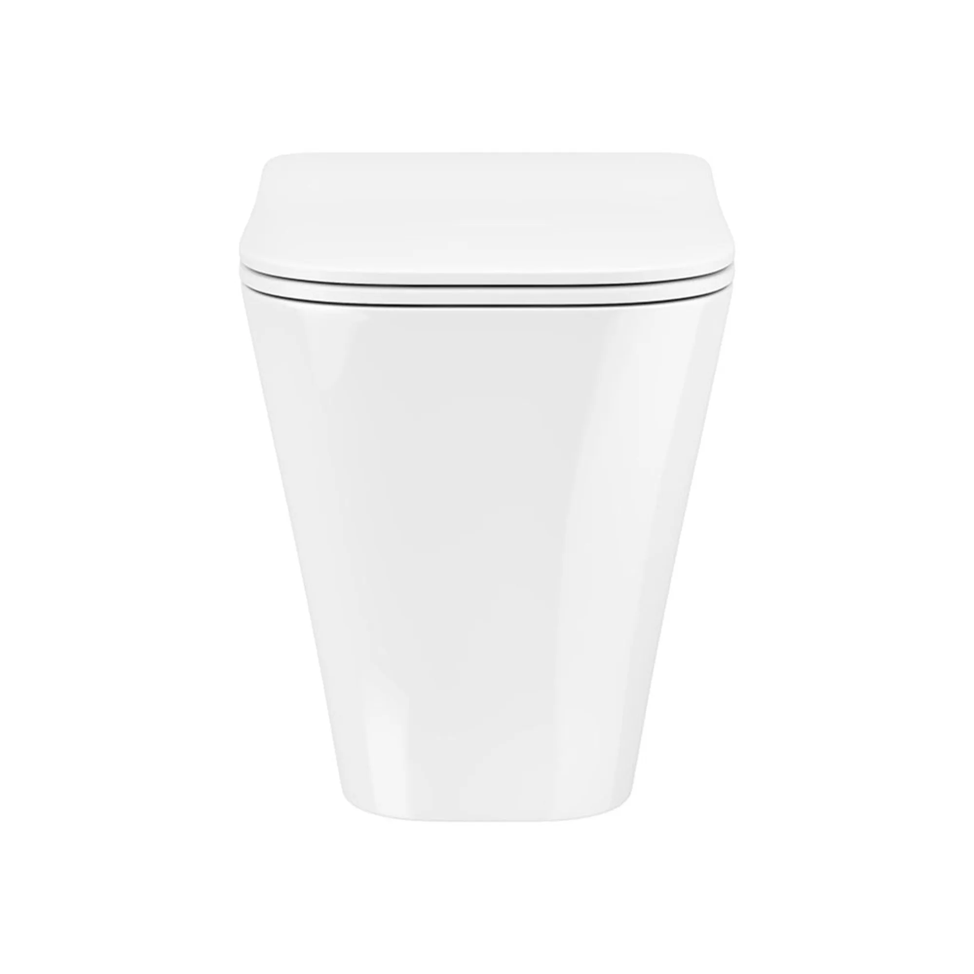 Elliot Rimless Back To Wall WC Pan With Soft Close Toilet Seat