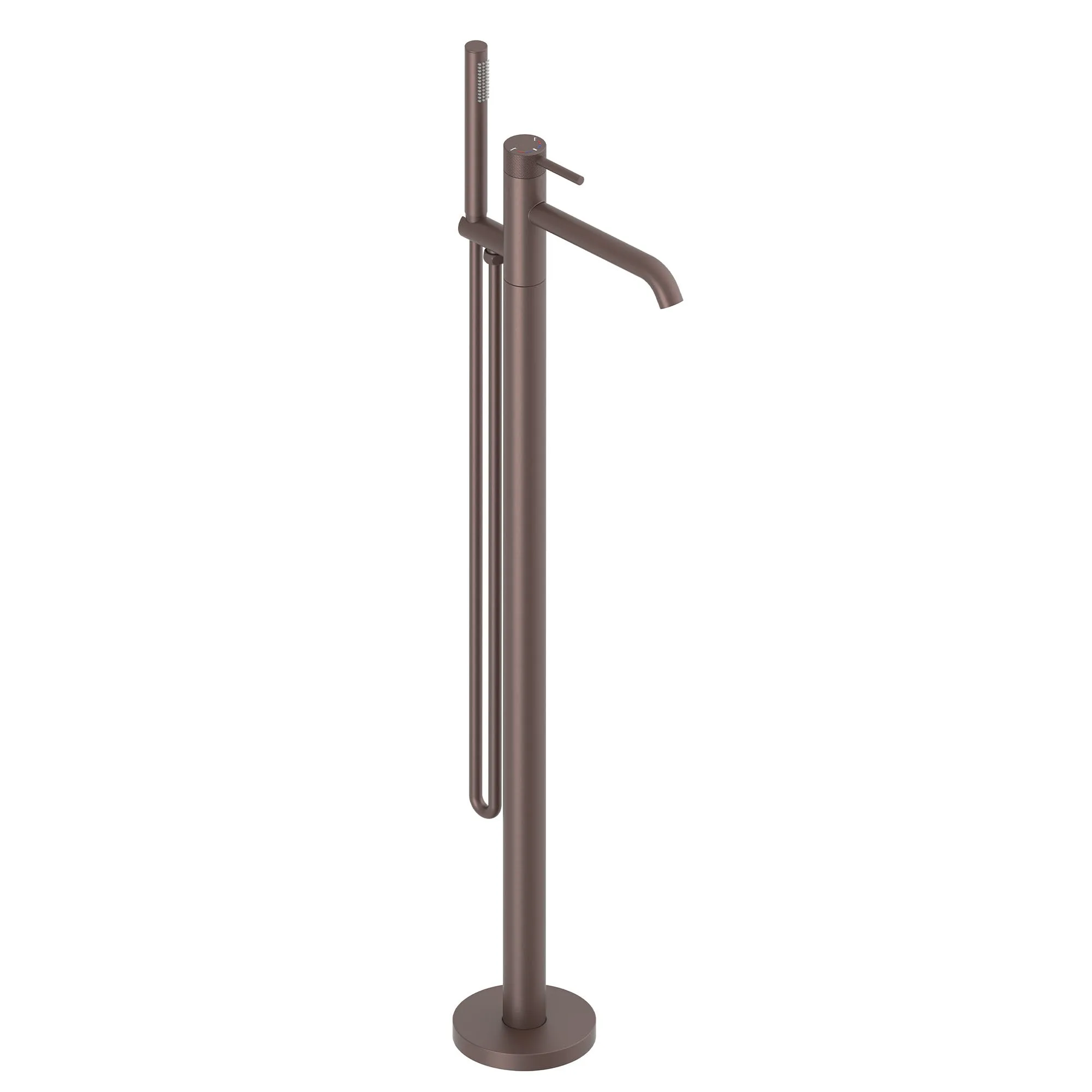 Elliot Round Floorstanding Bath Shower Mixer With Handset