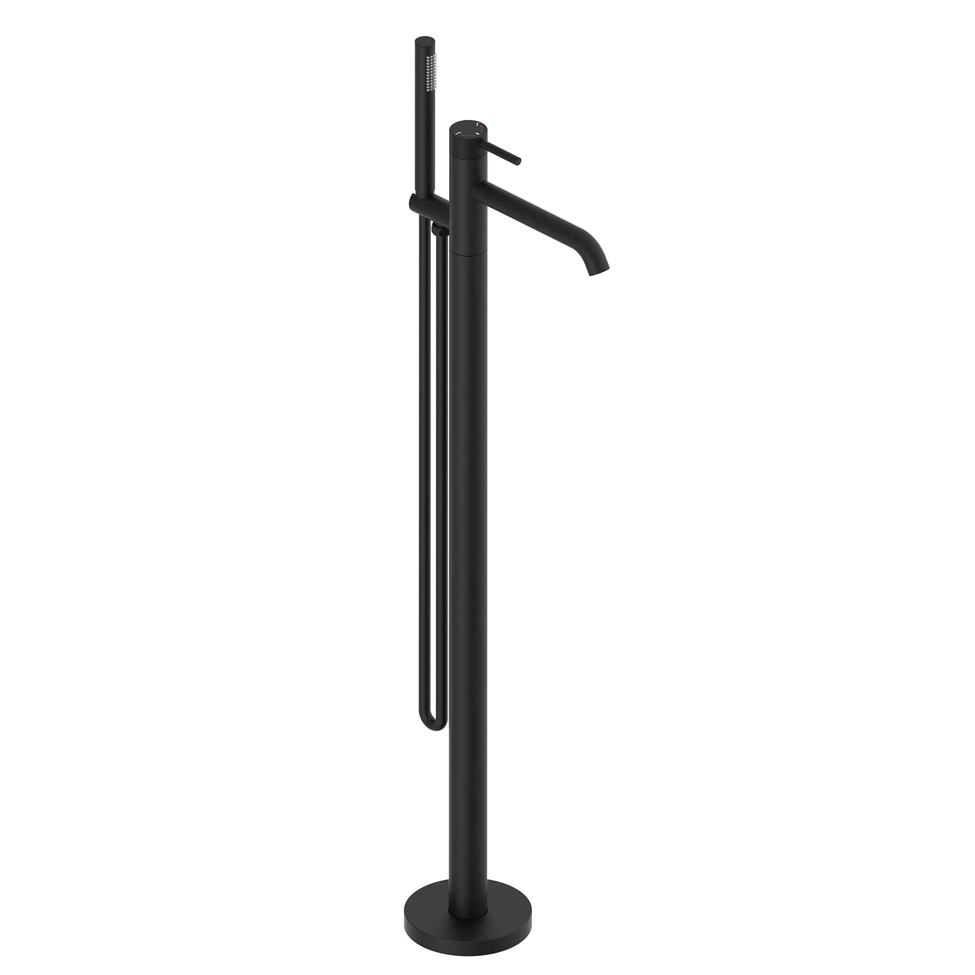 Elliot Round Floorstanding Bath Shower Mixer With Handset