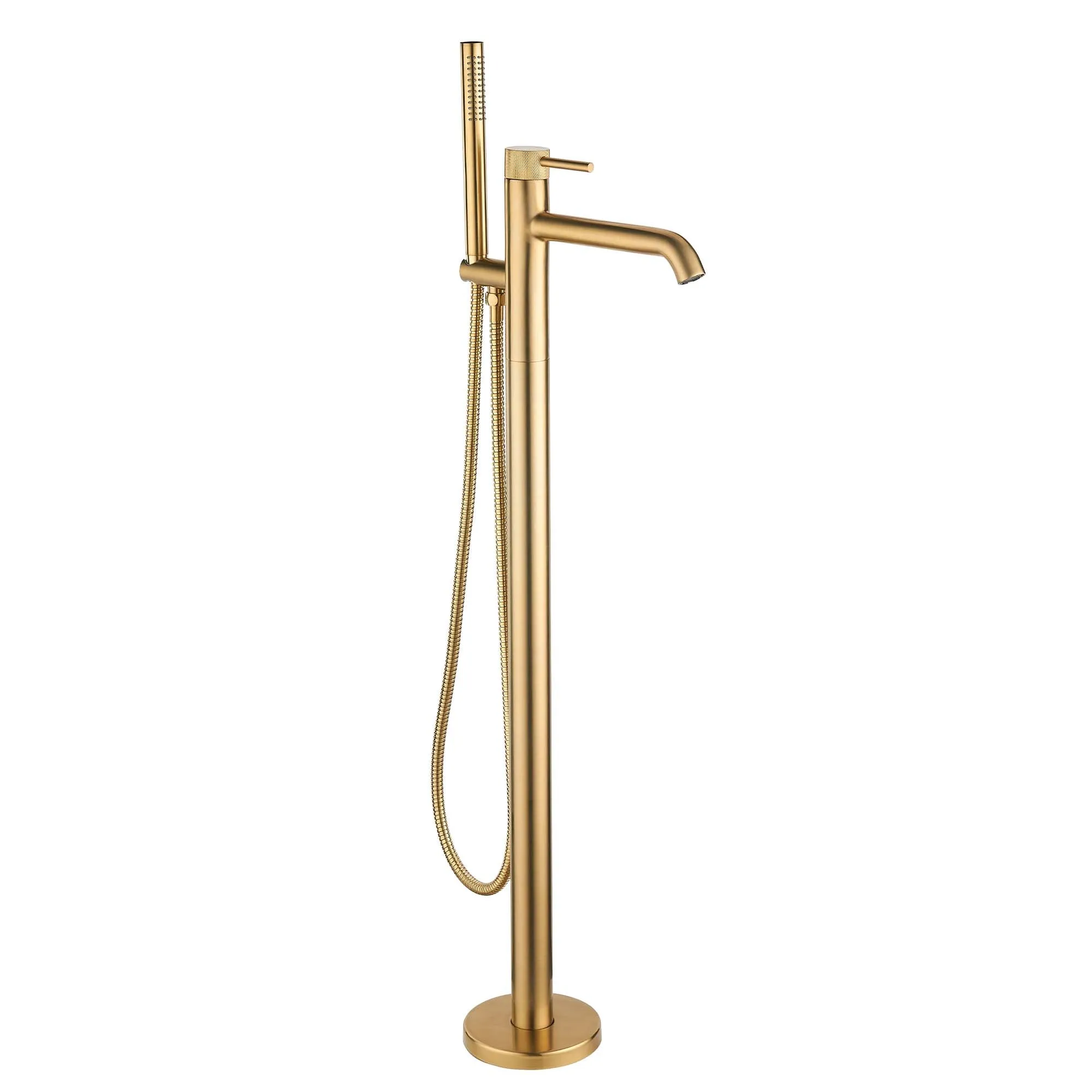Elliot Round Floorstanding Bath Shower Mixer With Handset
