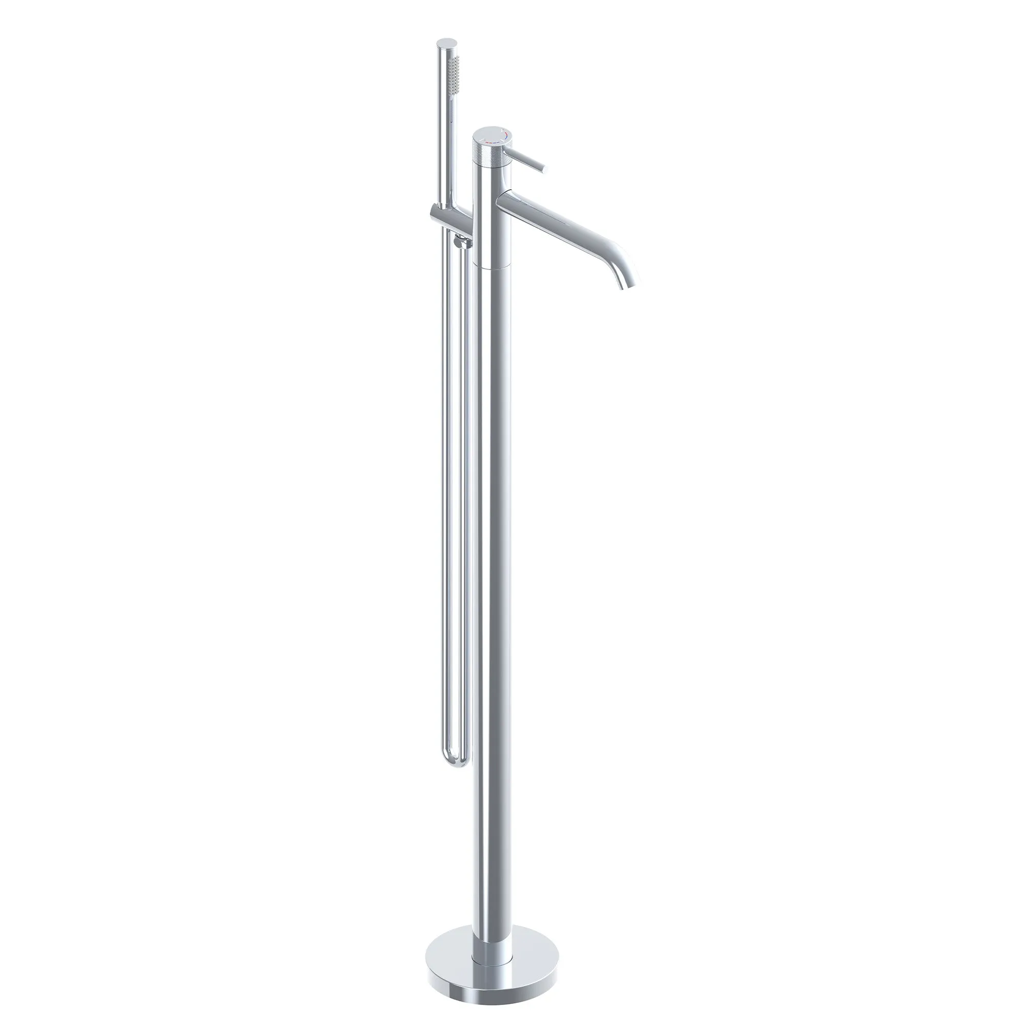 Elliot Round Floorstanding Bath Shower Mixer With Handset