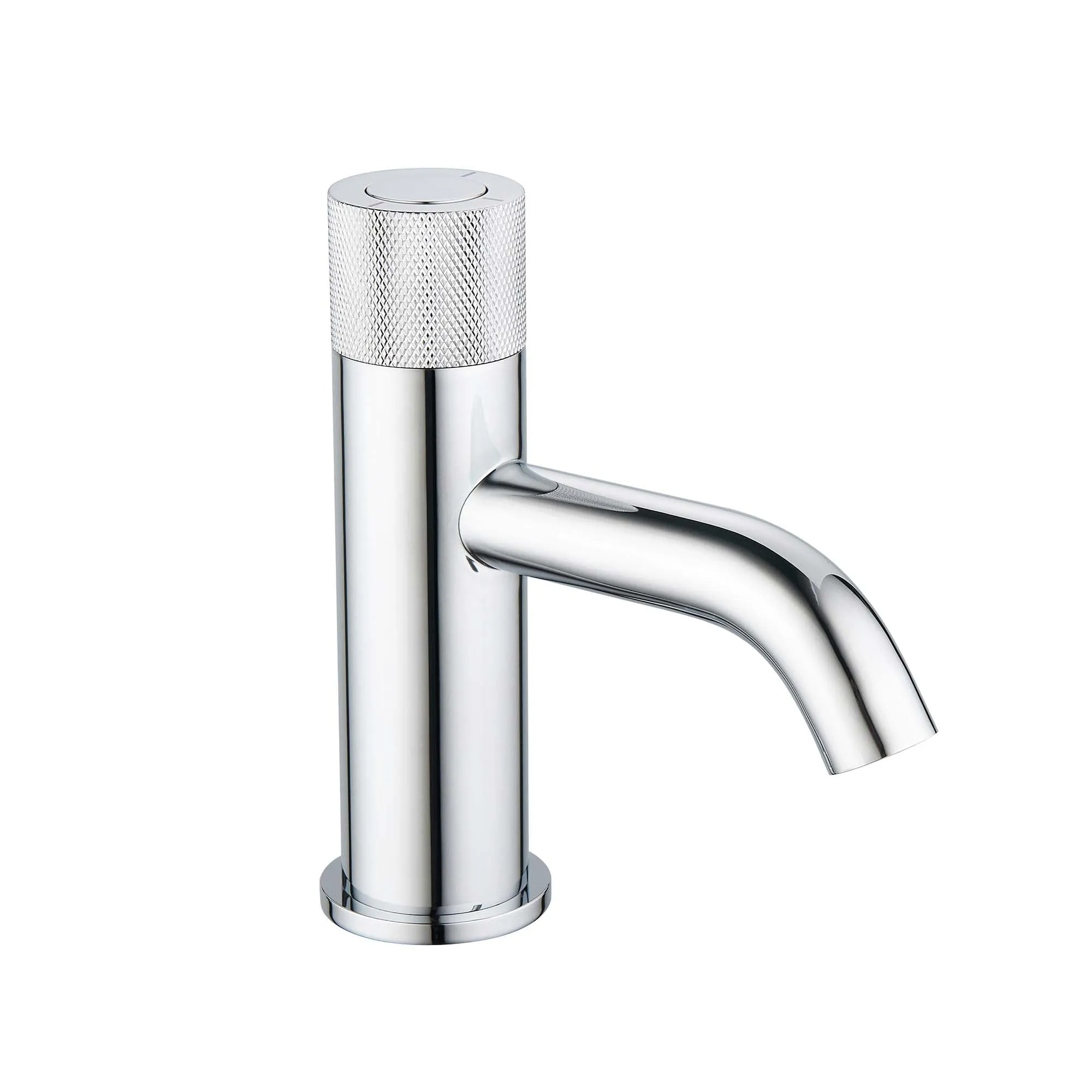 Elliot Round Push Button Basin Mixer with Click-Clack Waste