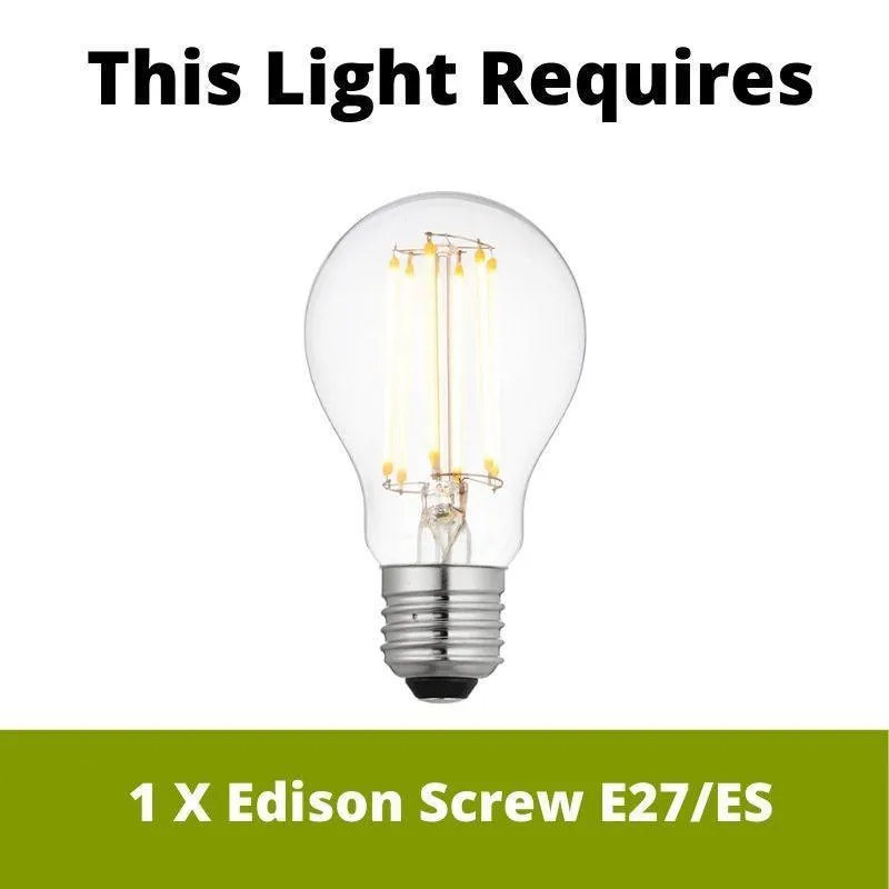 Elstead Valencia Grande Black Outdoor Uplighter Wall Light