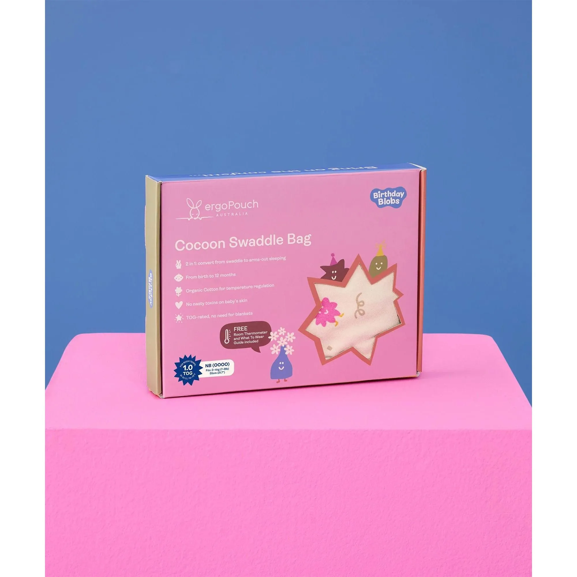 ergoPouch Cocoon 1.0 TOG - Birthday Blobs