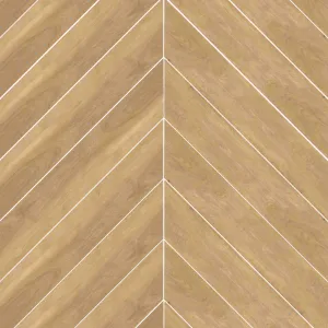 Essence Gold Chevron Wood-Effect Porcelain Tile 9x50cm Matt