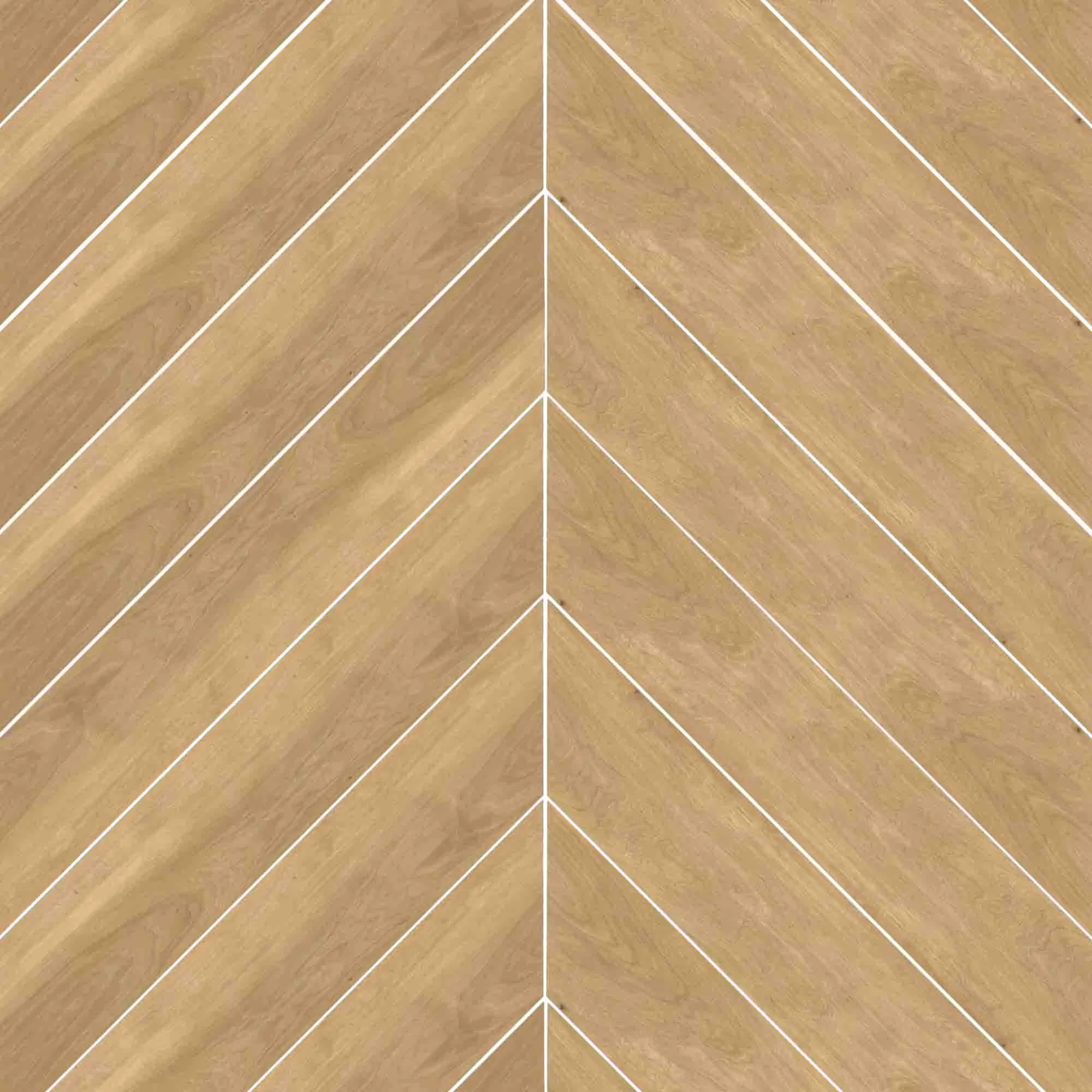 Essence Gold Chevron Wood-Effect Porcelain Tile 9x50cm Matt