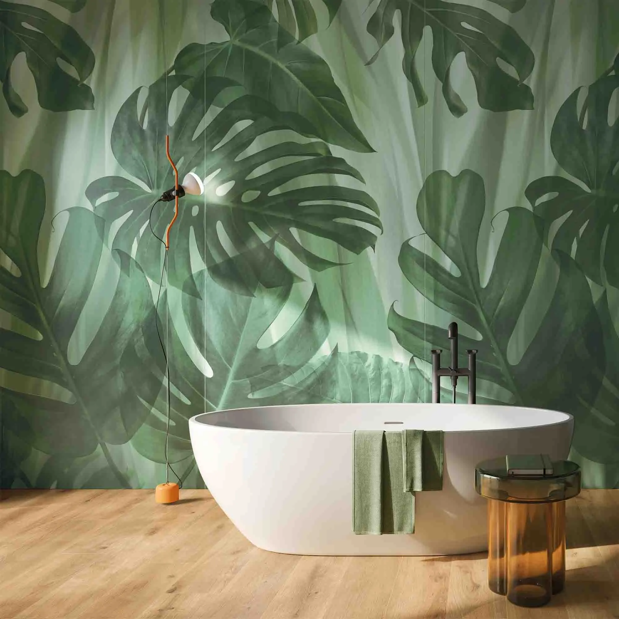 Essence Gold Wood-Effect Porcelain Tile 20x120cm Matt