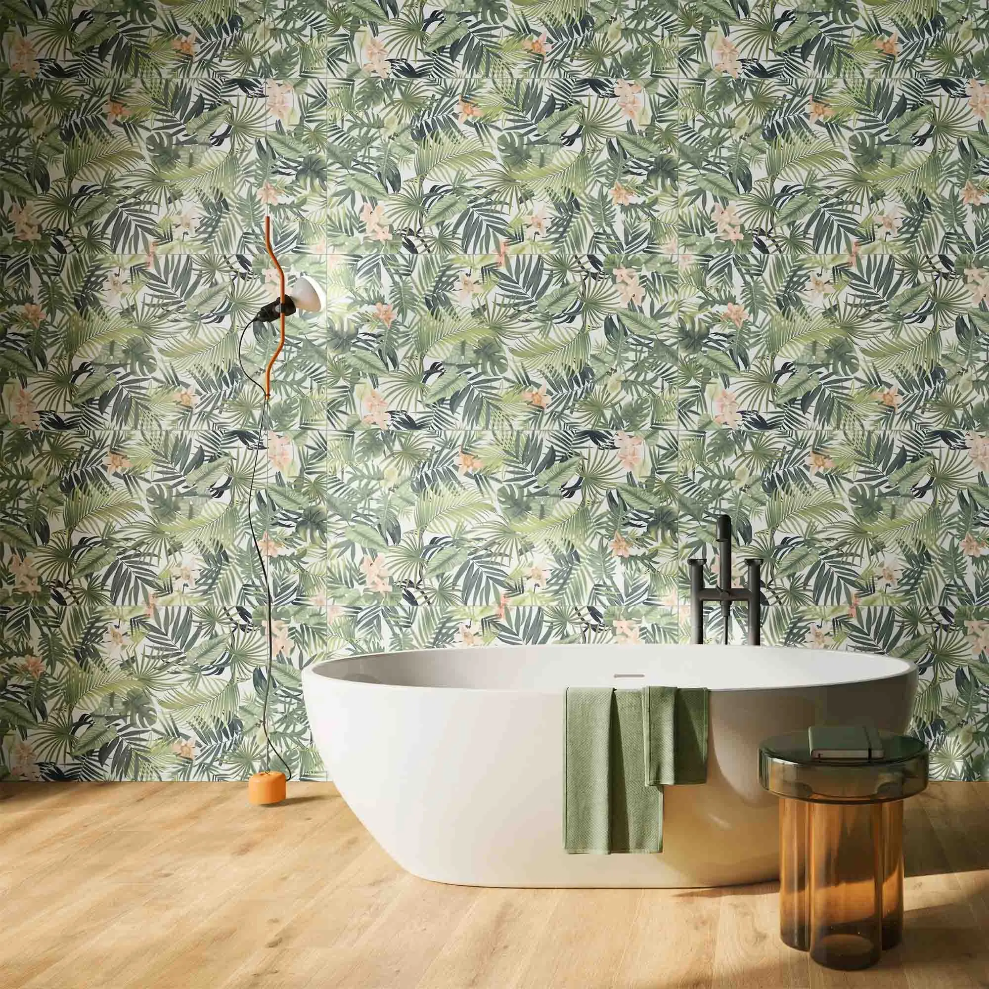 Essence Gold Wood-Effect Porcelain Tile 20x120cm Matt