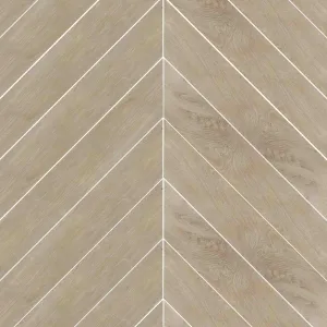 Essence Natural Chevron Wood-Effect Porcelain Tile 9x50cm Matt