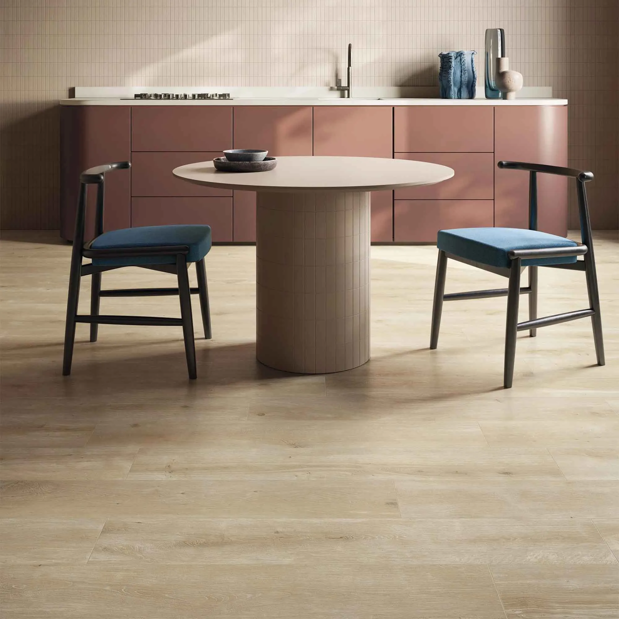 Essence Natural Wood-Effect Porcelain Tile 20x120cm Matt