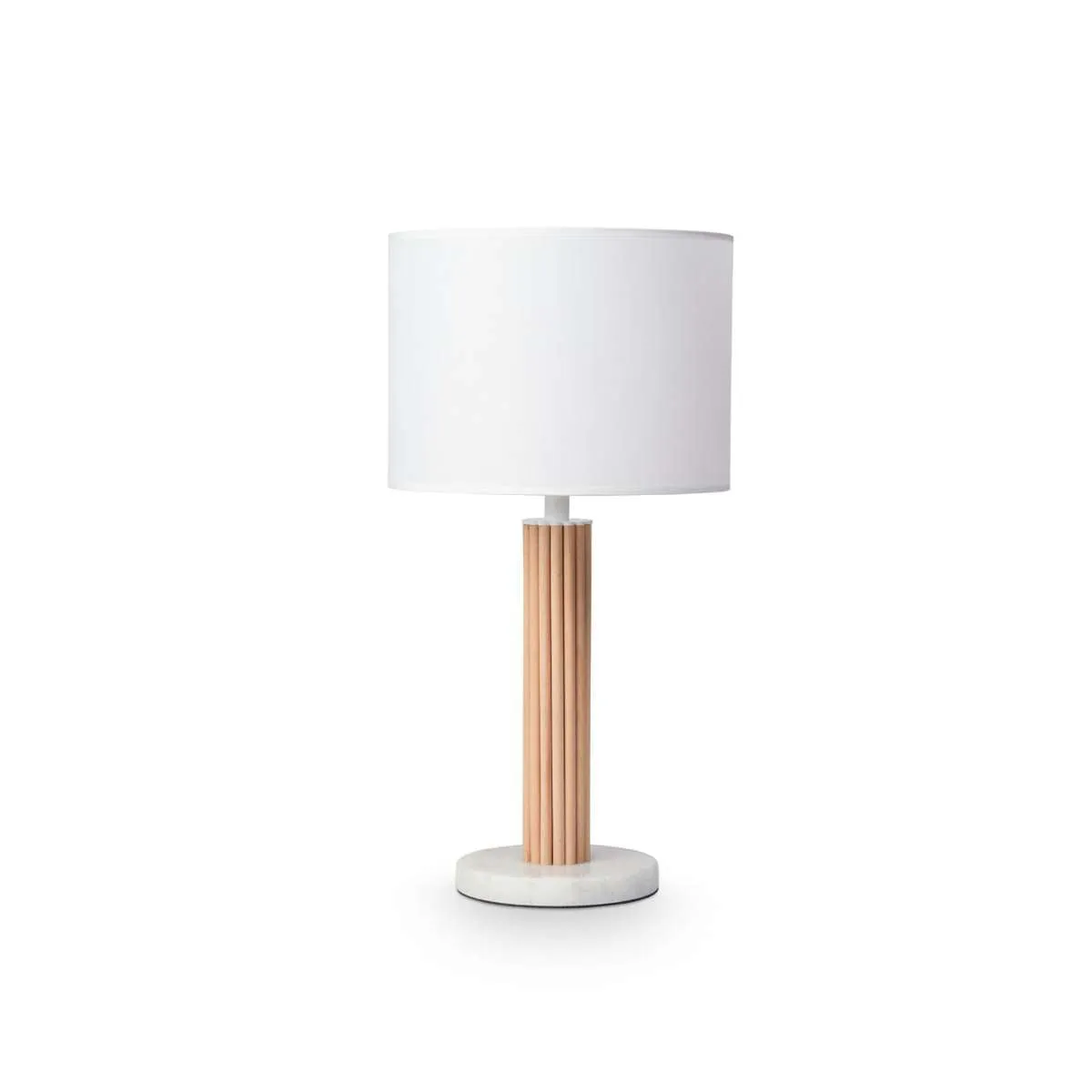 Eve White Marble Base Table Lamp Mocka