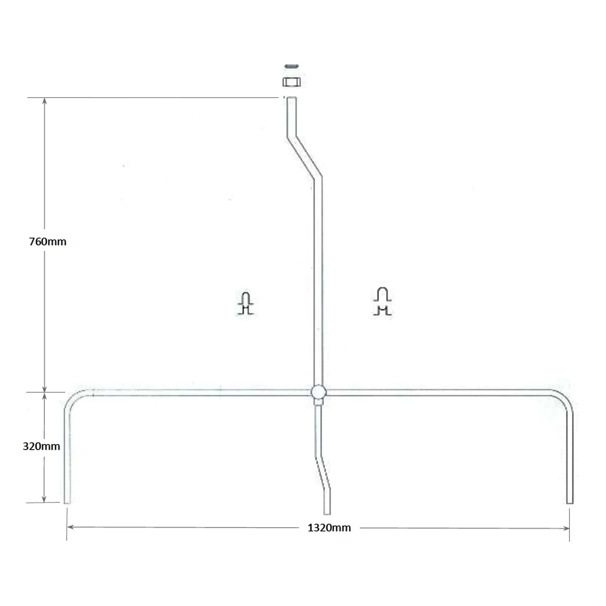 Exposed Urinal Pack with 3 x 500mm Top Inlet Urinal Bowls with 9L Ceramic Cistern - Gloss White