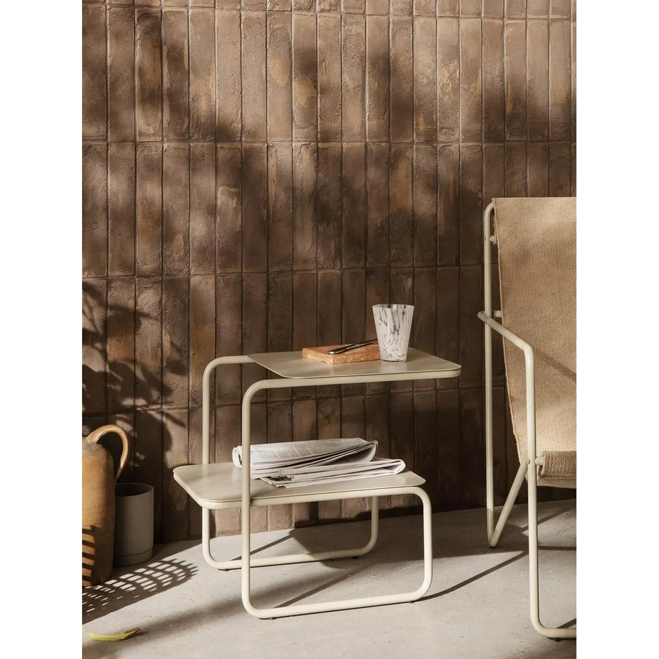 Ferm Living Level Side Table, Cashmere