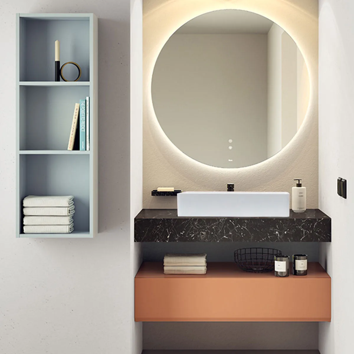 Fiora Pure Designer Floating Tabletop Console