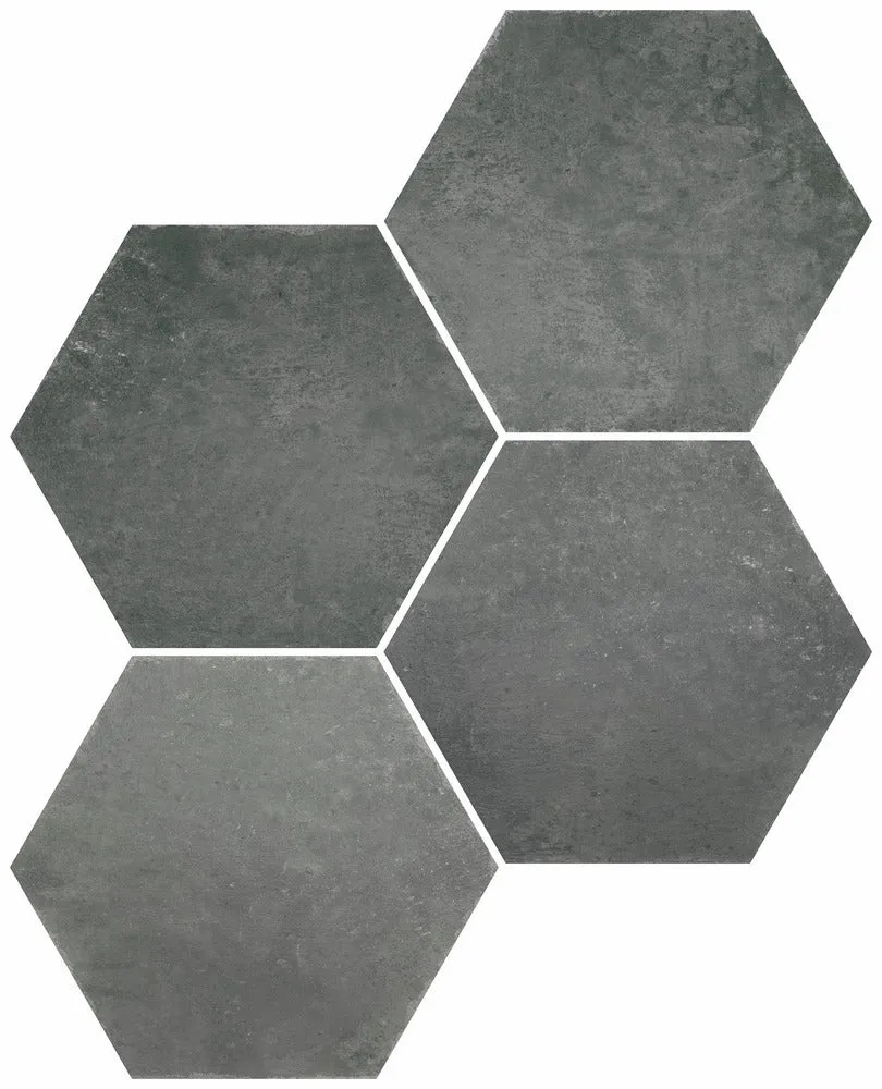 Fiori Lava Hexagonal Porcelain Tile 23x27cm Matt