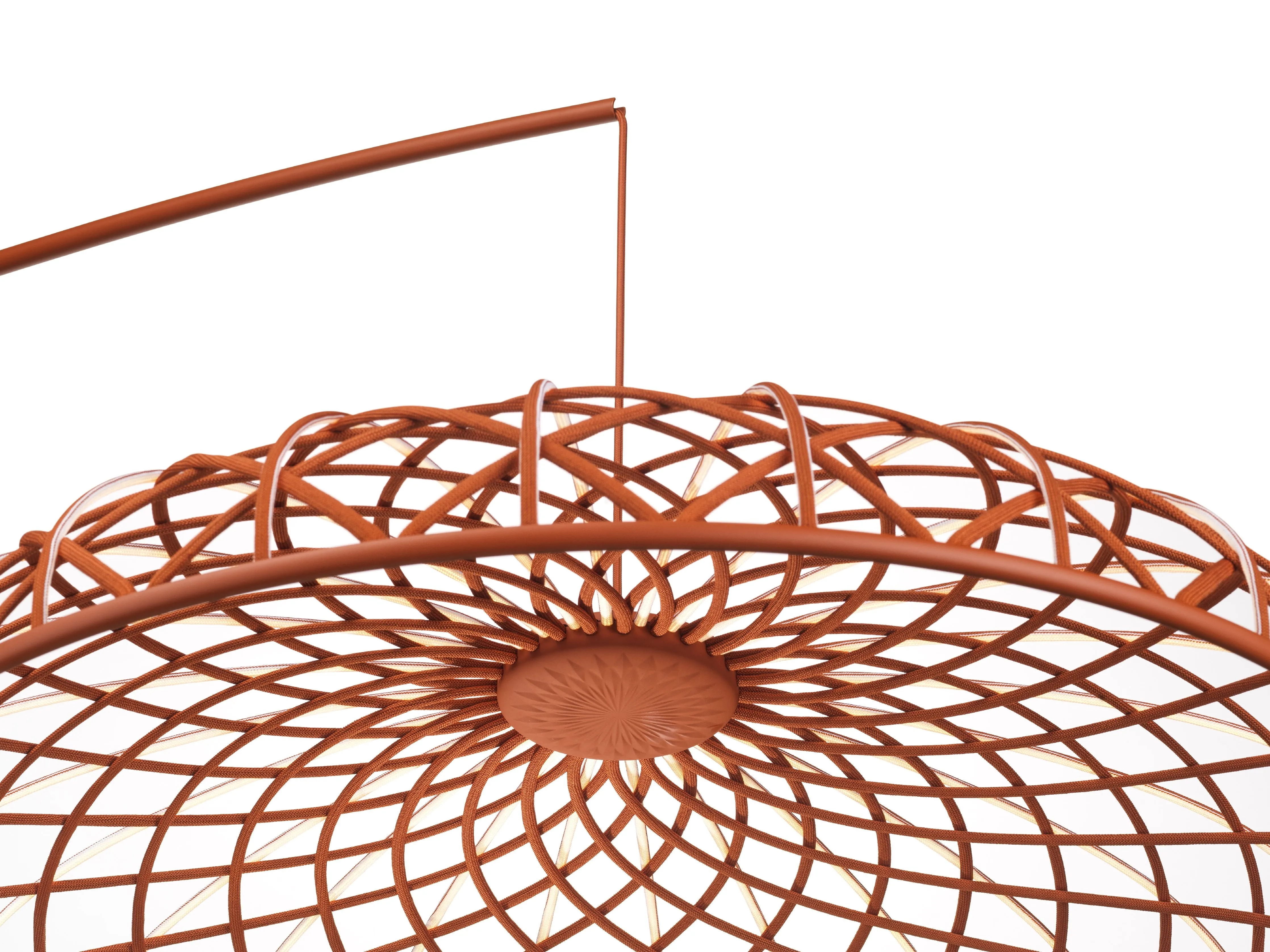 Flos Skynest Motion Floor Lamp, Brick Red