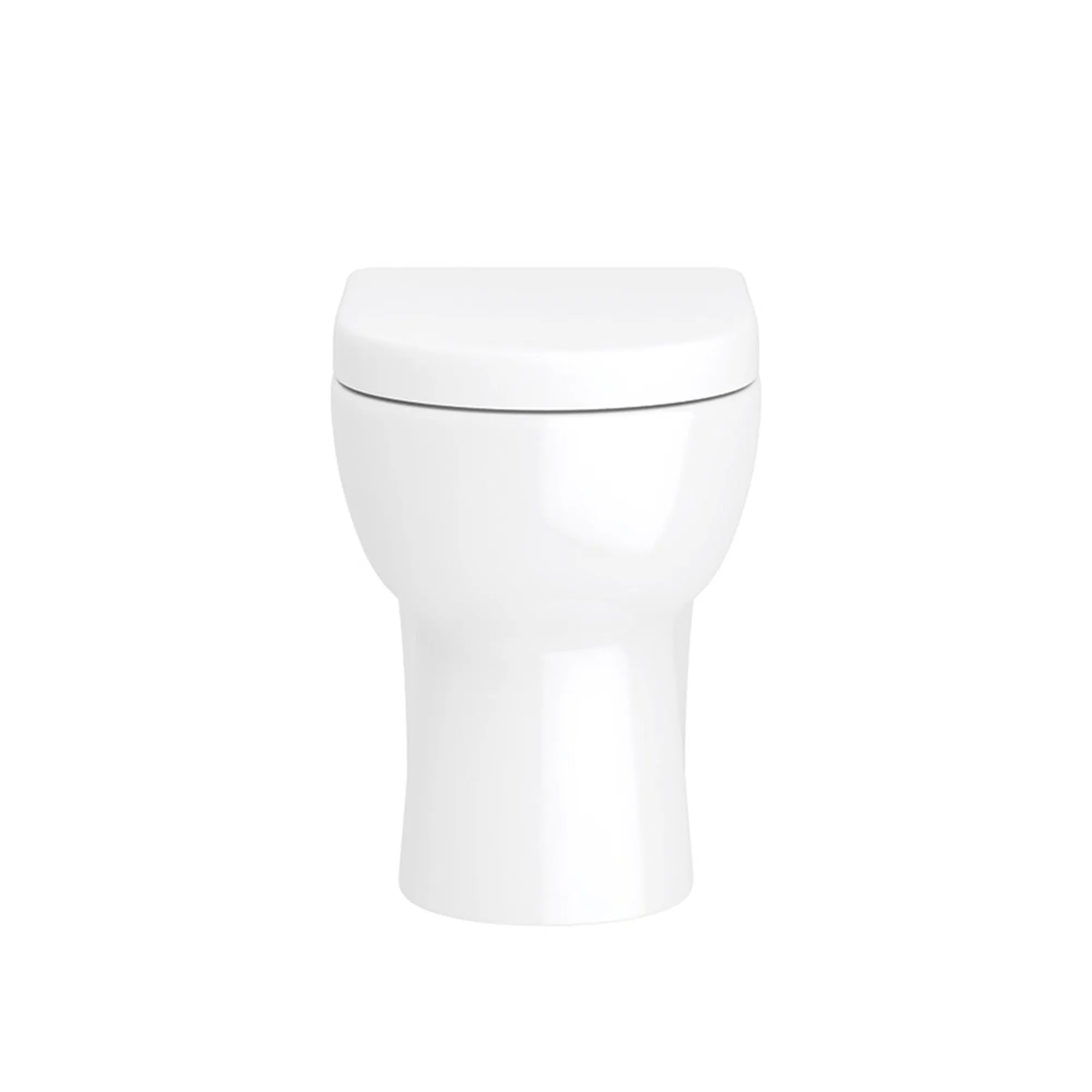 Fraser Semi Comfort Height Rimless Back To Wall WC Pan With Soft Close Toilet Seat