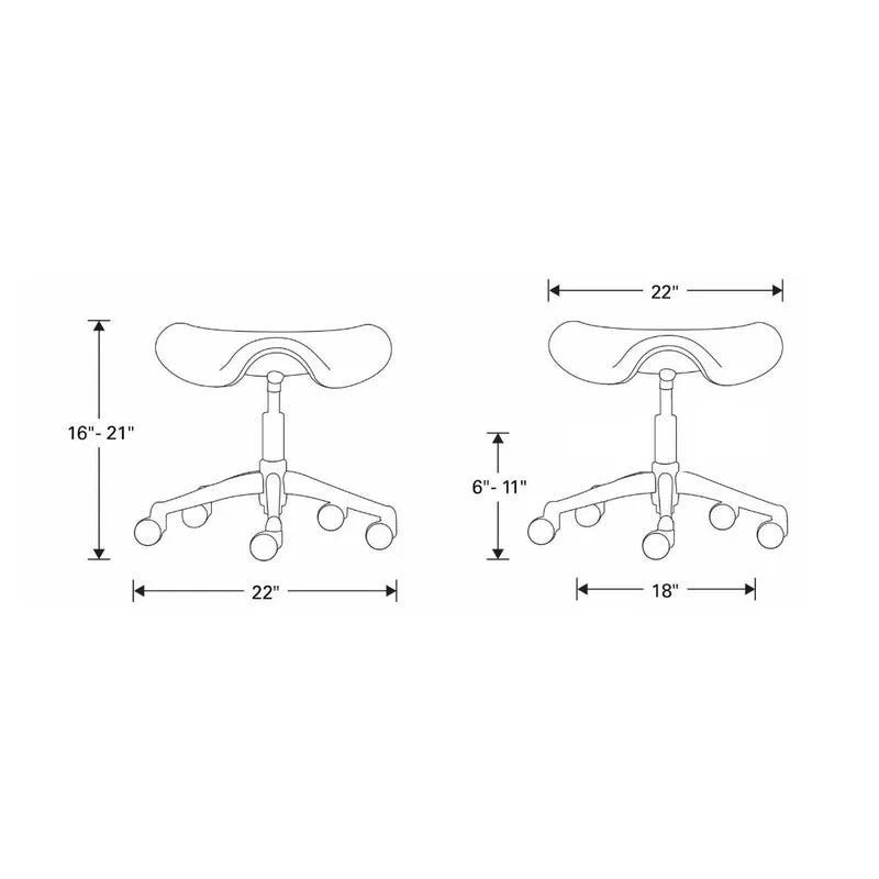 Freedom Saddle Task Stool