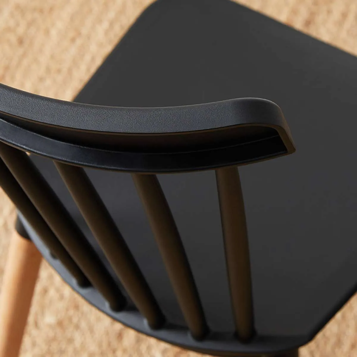 Frida Dining Chair - Set of 2 - Black Mocka