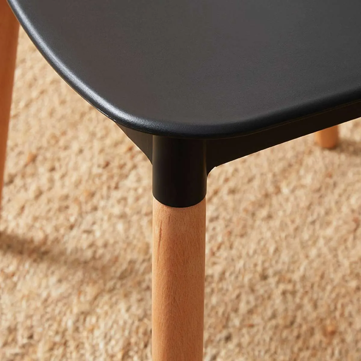 Frida Dining Chair - Set of 2 - Black Mocka