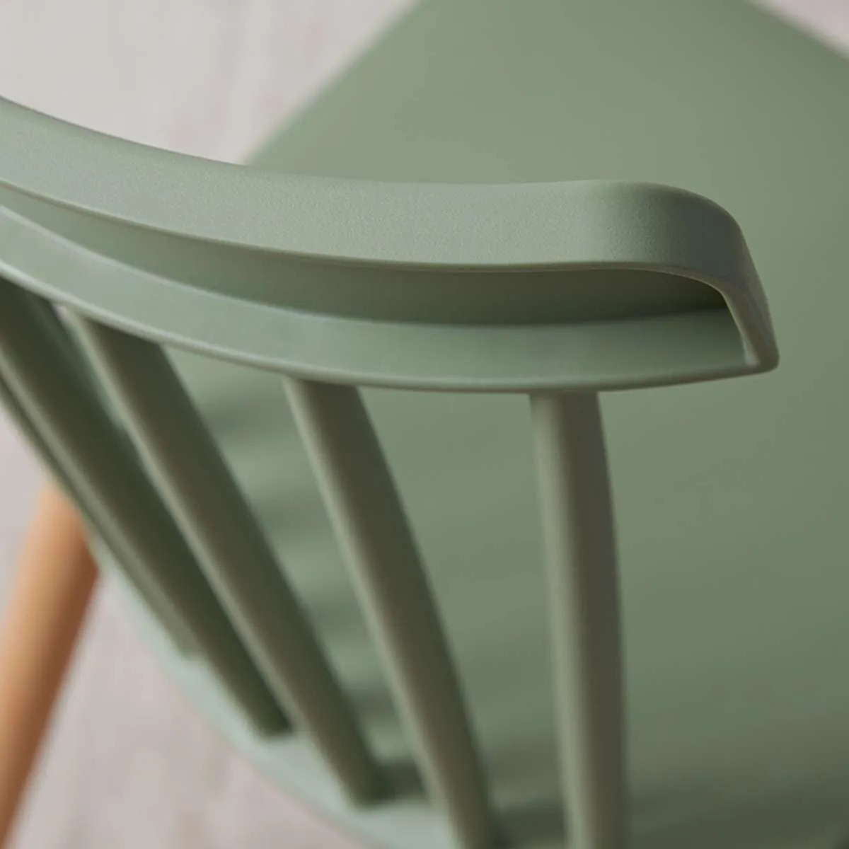 Frida Dining Chair - Set of 2 - Sage Green Mocka