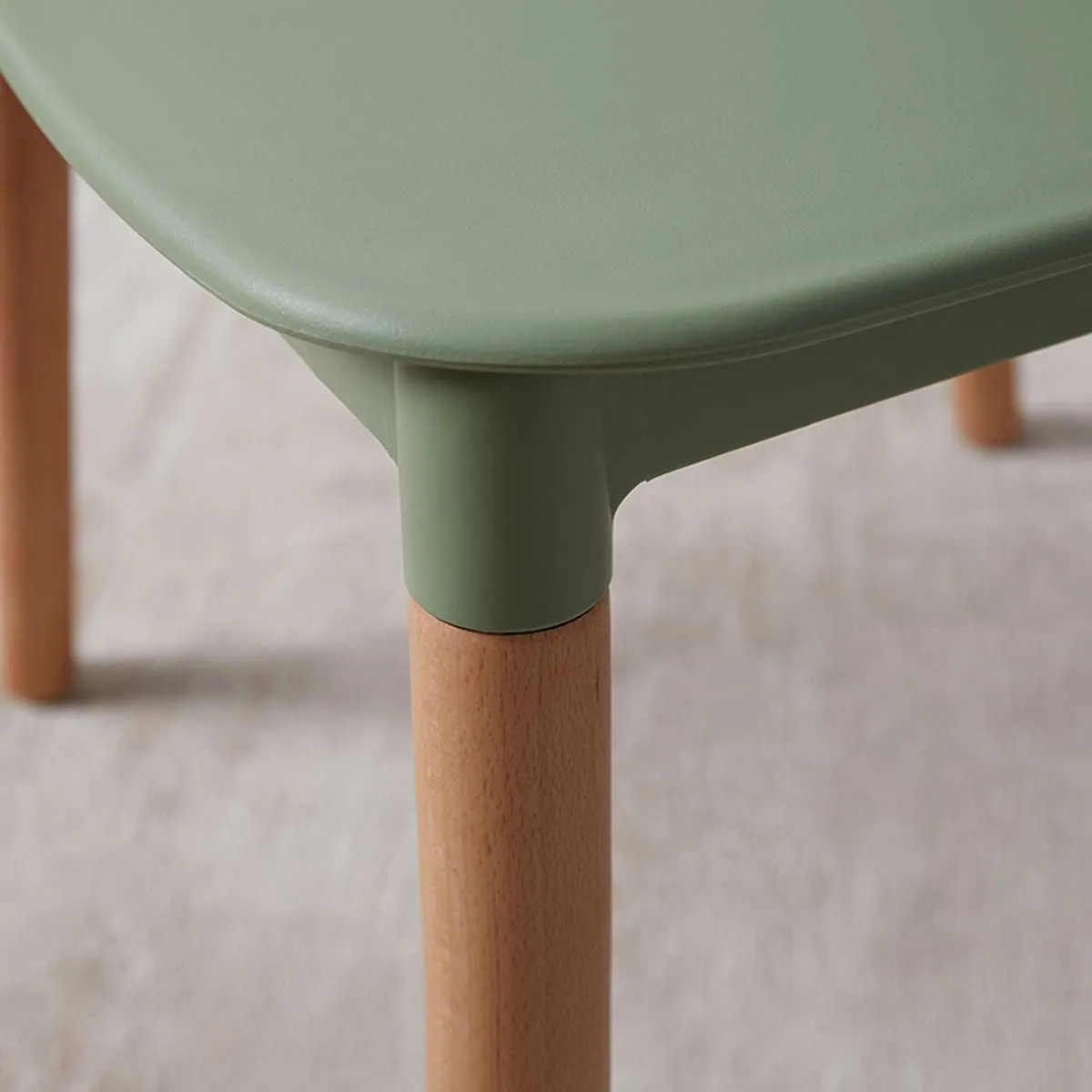 Frida Dining Chair - Set of 2 - Sage Green Mocka