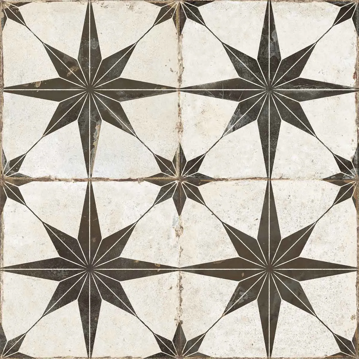 FS Rockstar Black 10mm Outdoor and Indoor Porcelain Tile 45x45cm