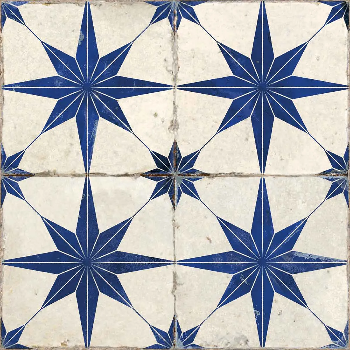 FS Star Blue 4D Patterned Tile 45x45cm Matt