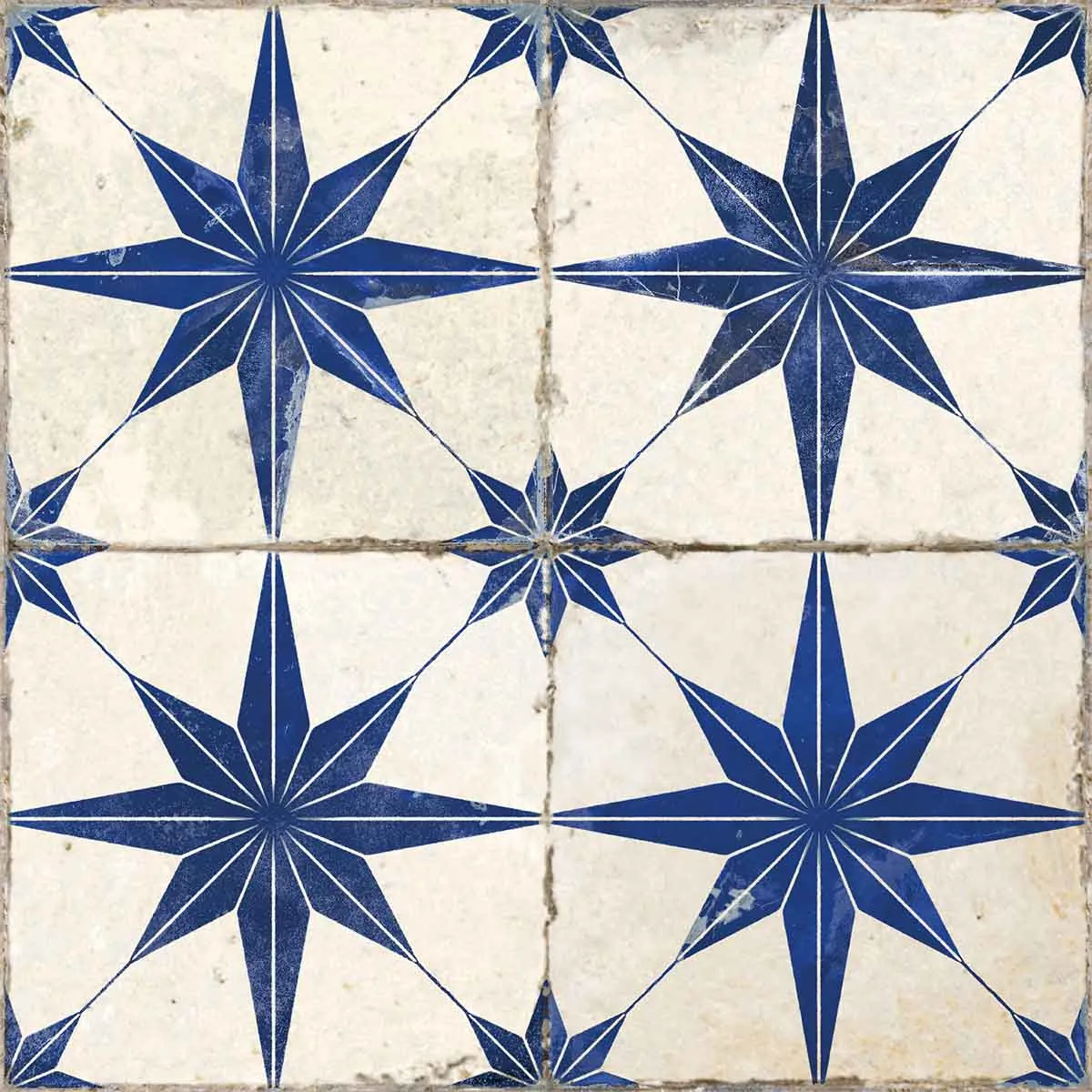 FS Star Blue 4D Patterned Tile 45x45cm Matt