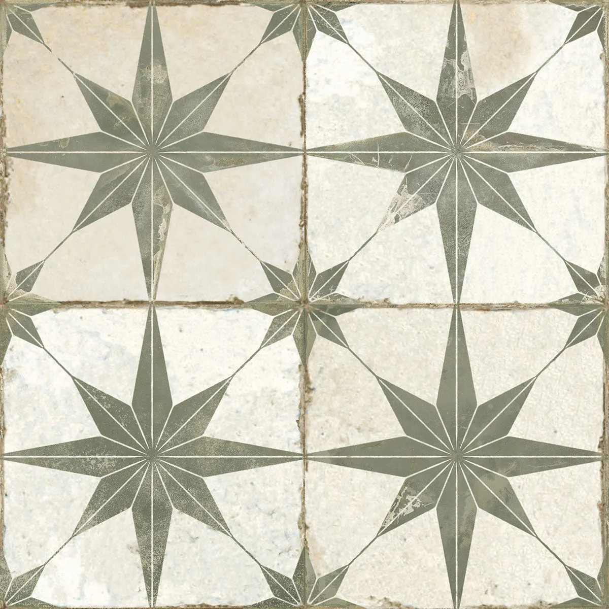 FS Star Sage Patterned Tile 45x45cm Matt