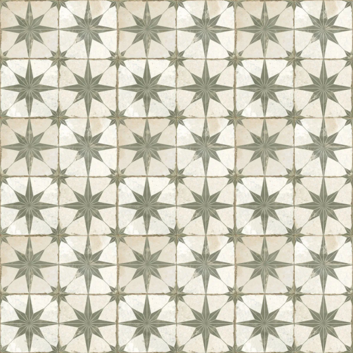 FS Star Sage Patterned Tile 45x45cm Matt