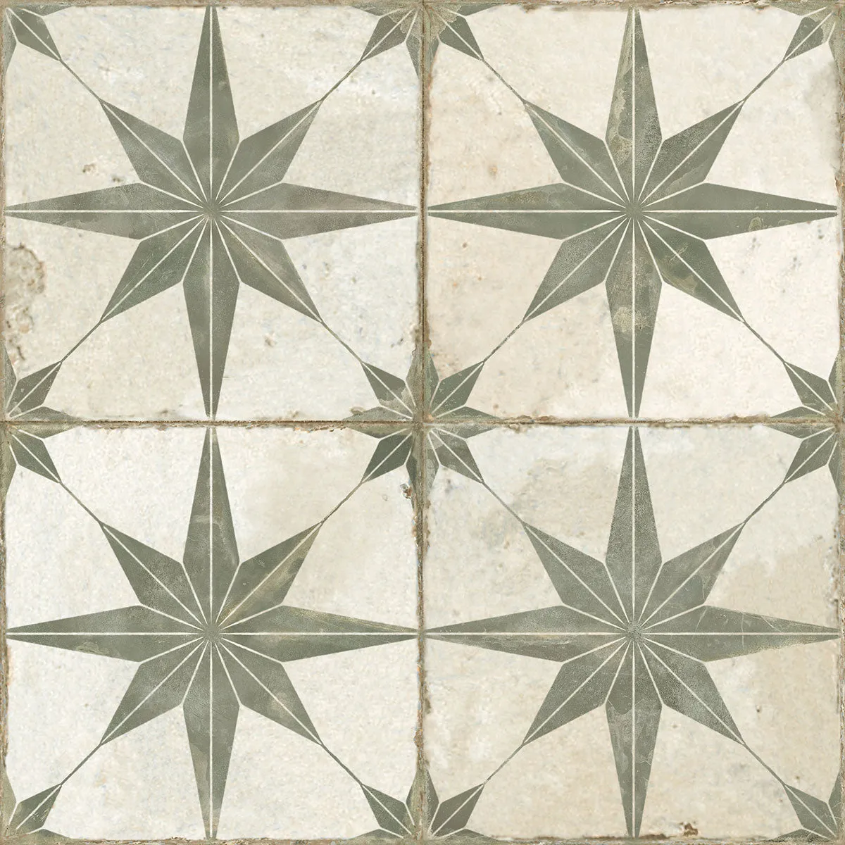 FS Star Sage Patterned Tile 45x45cm Matt