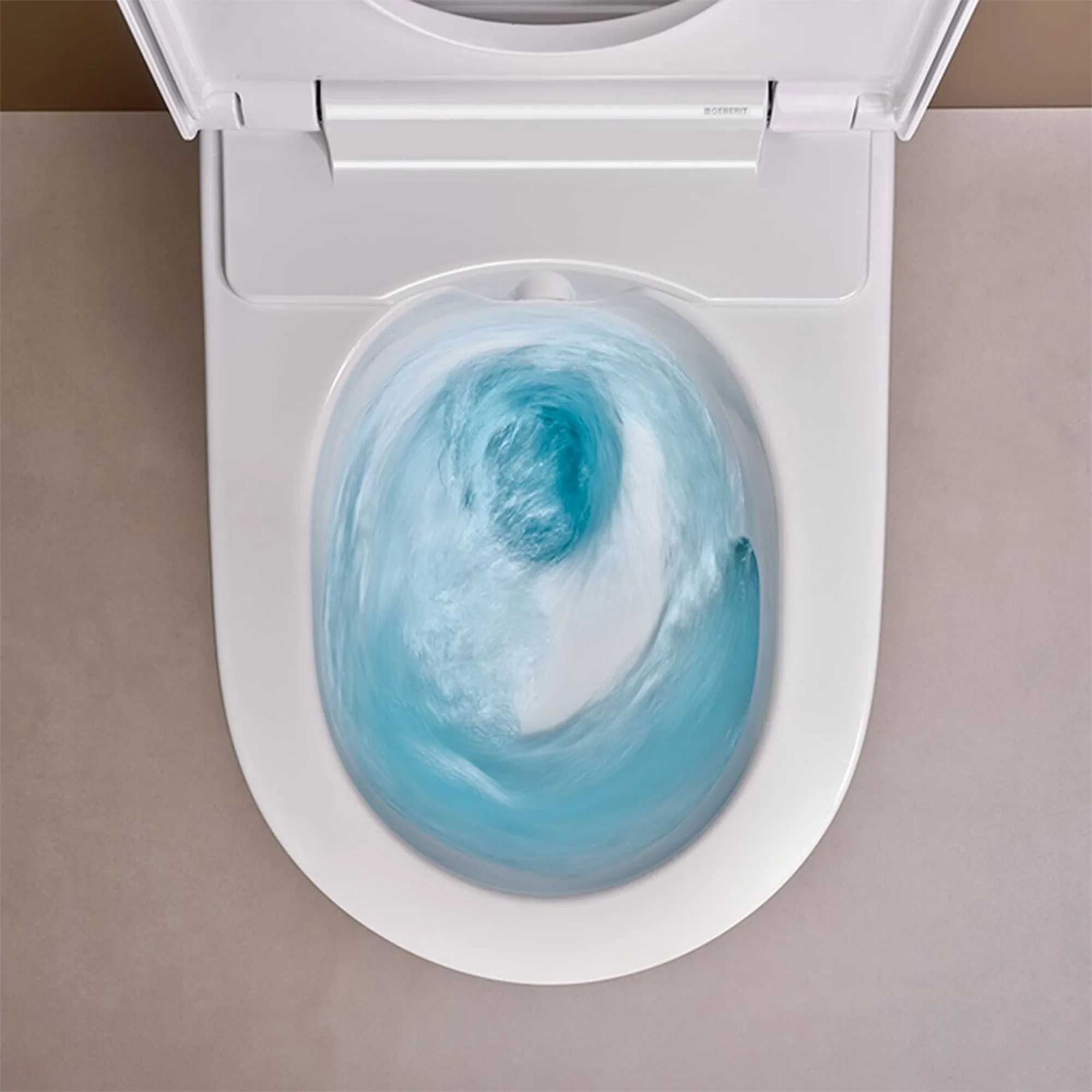 Geberit AquaClean Alba Rimless Wall Mounted Shower WC With Soft Close Toilet Seat