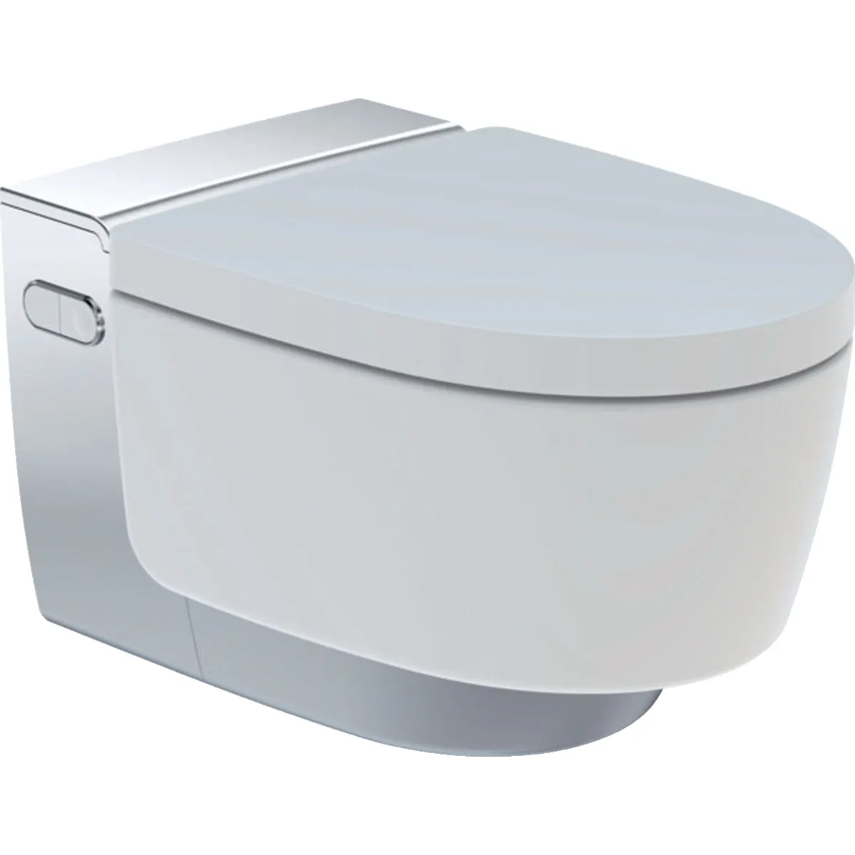 Geberit AquaClean Mera Classic Rimless Wall Mounted Shower WC With Soft Close Toilet Seat