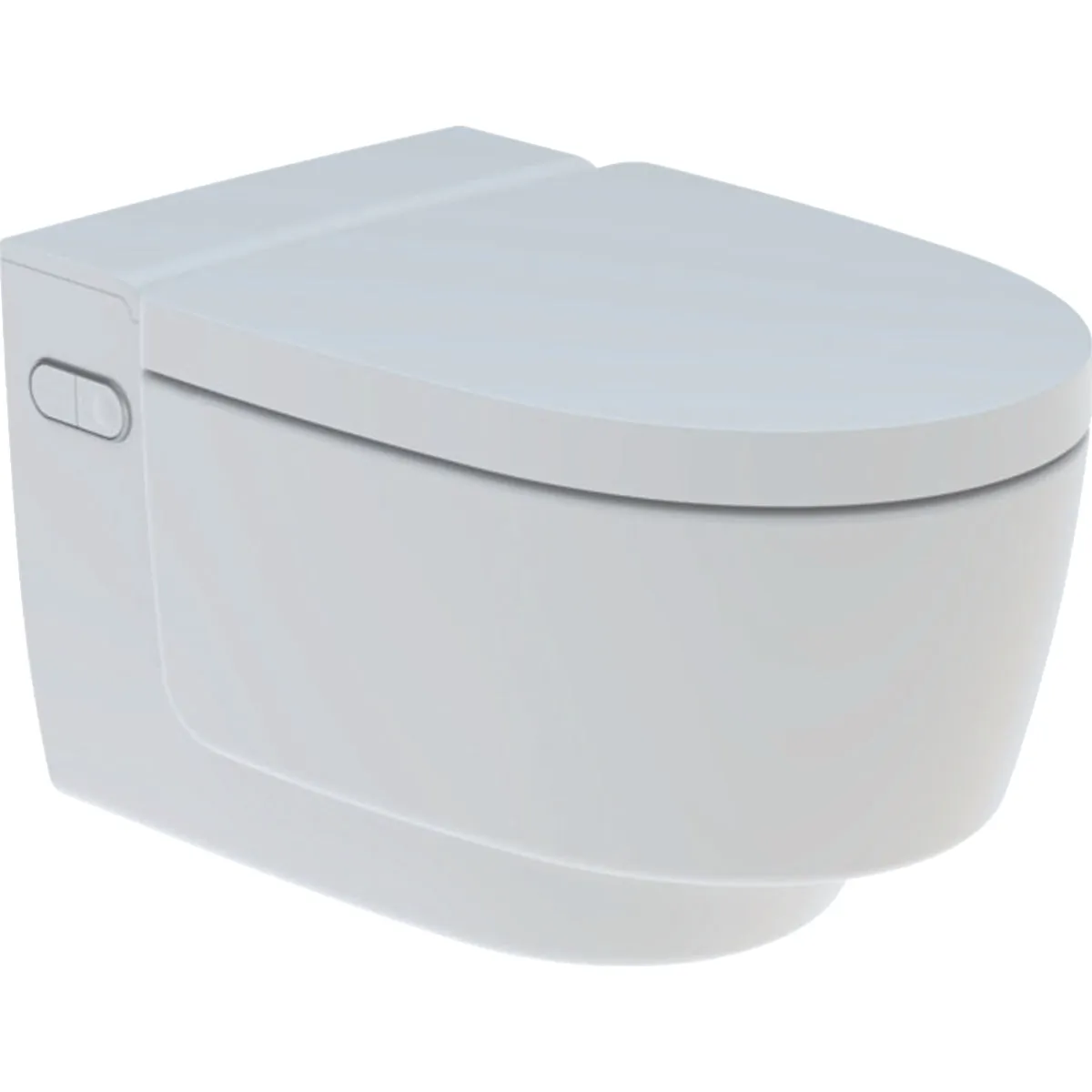 Geberit AquaClean Mera Classic Rimless Wall Mounted Shower WC With Soft Close Toilet Seat