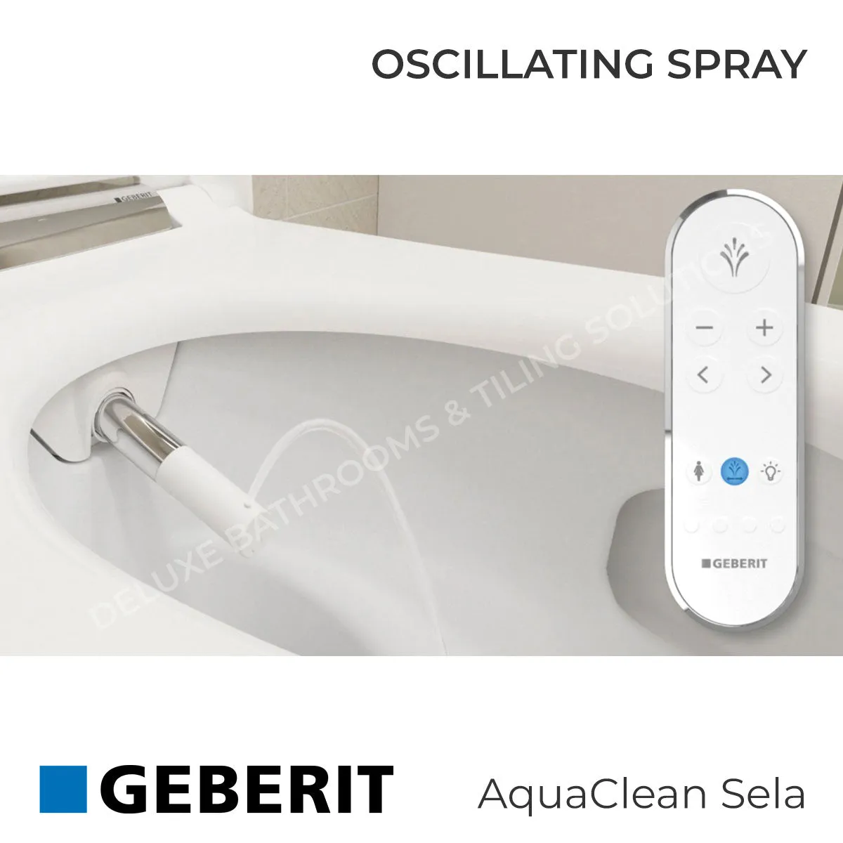 Geberit AquaClean Sela Rimless Wall Mounted Shower WC With Soft Close Toilet Seat