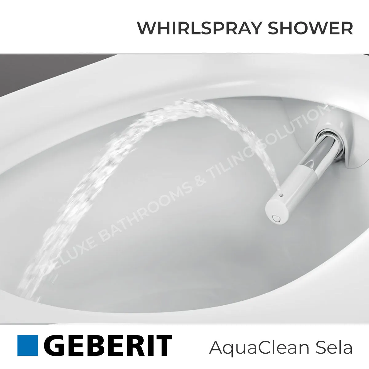 Geberit AquaClean Sela Rimless Wall Mounted Shower WC With Soft Close Toilet Seat