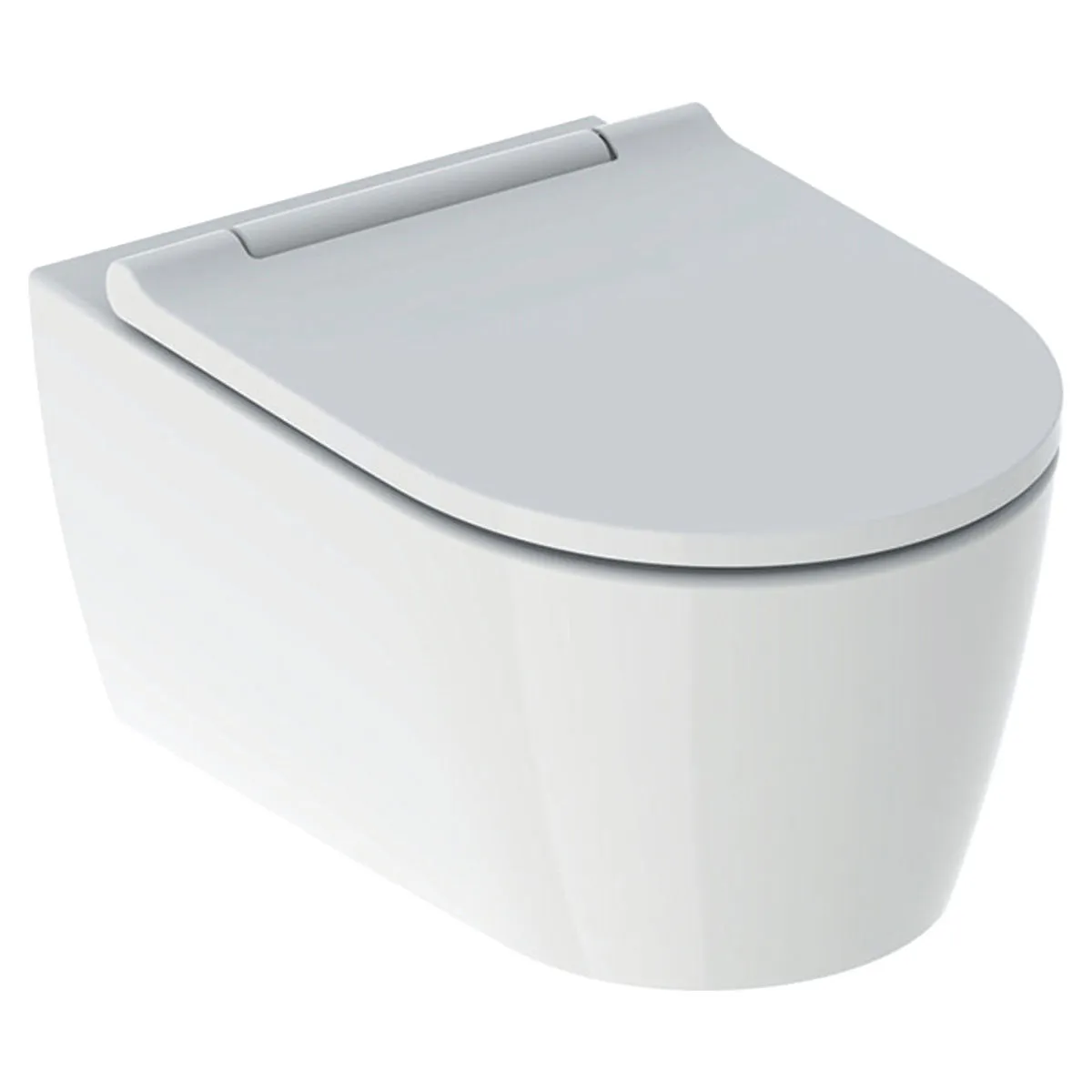 Geberit One Rimless Wall Hung TurboFlush WC Pan With Soft Close Seat