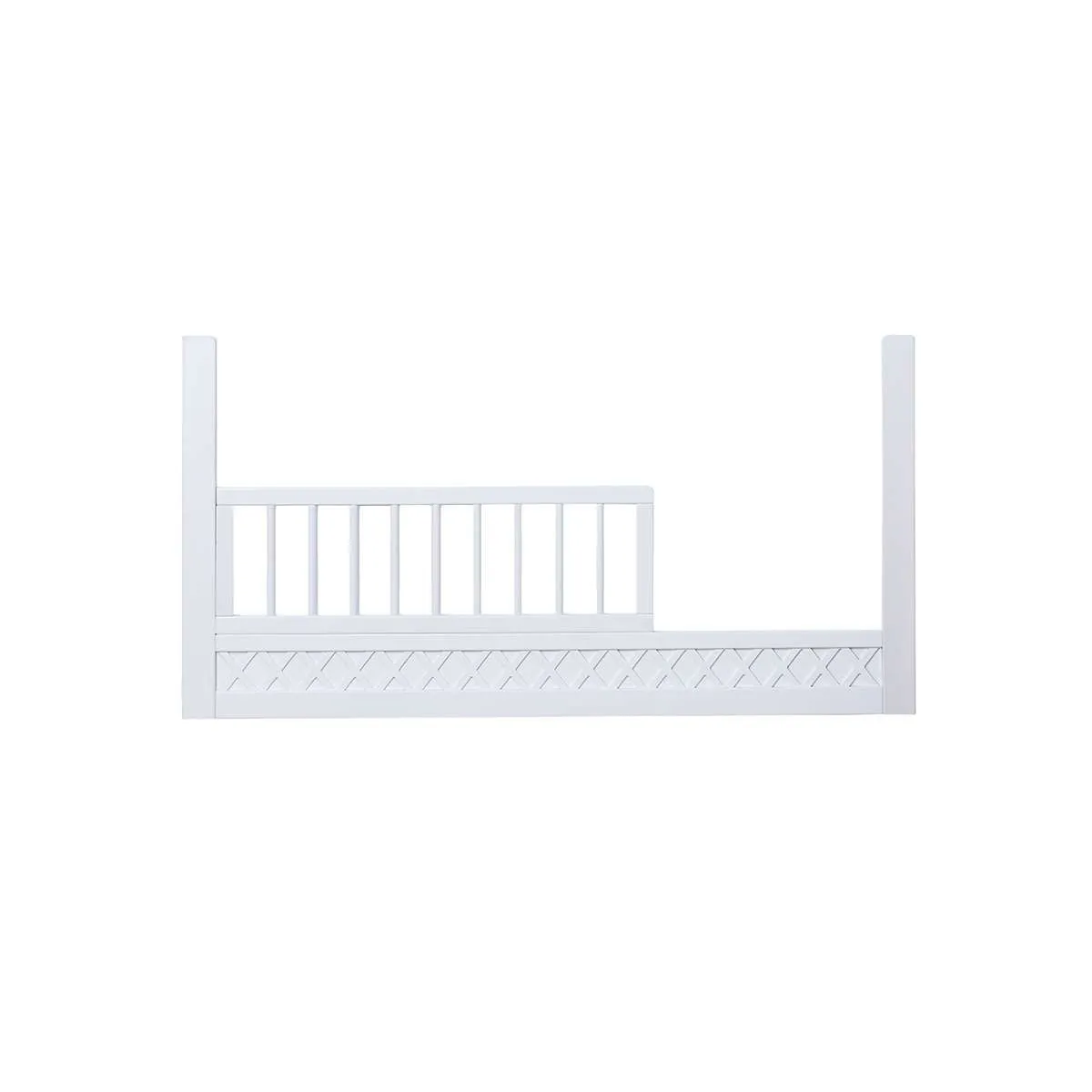 Genevieve Cot Toddler Bed Half Frame Mocka