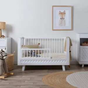 Genevieve Cot Toddler Bed Half Frame Mocka