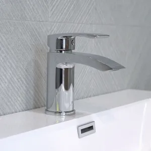 Granlusso Amalfi Basin Mixer Chrome With Click-Clack Waste
