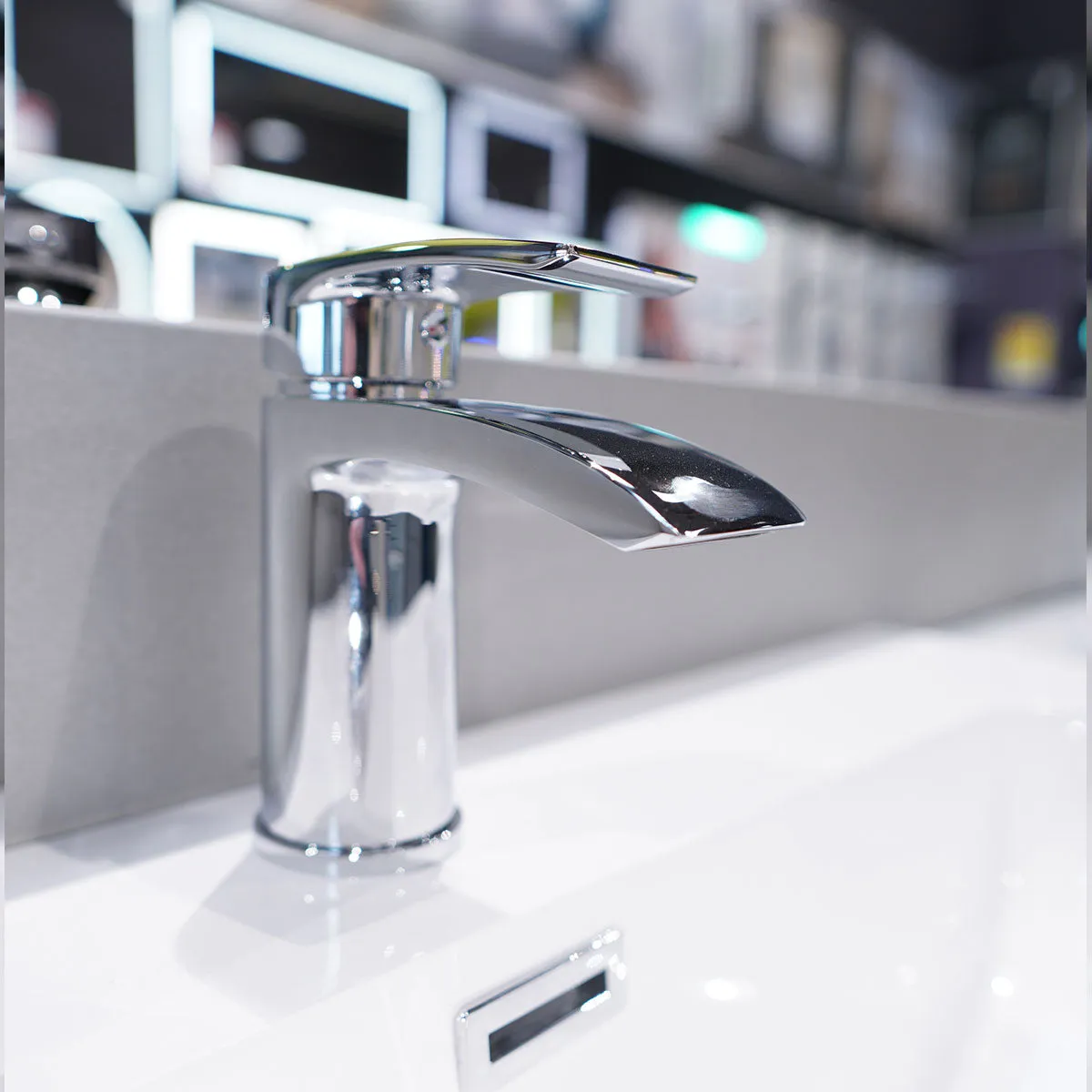 Granlusso Amalfi Basin Mixer Chrome With Click-Clack Waste