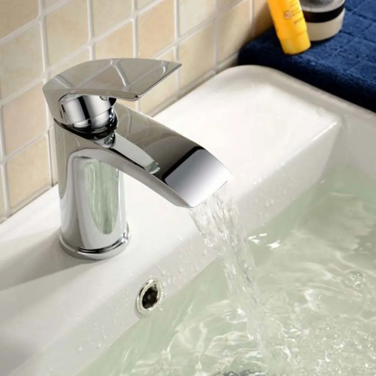 Granlusso Amalfi Basin Mixer Chrome With Click-Clack Waste