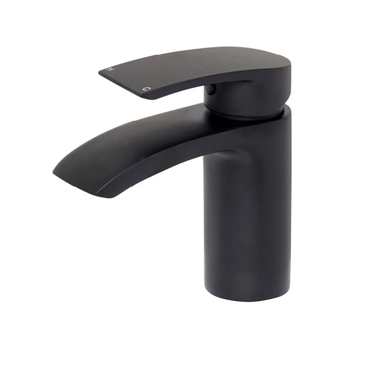 Granlusso Amalfi Basin Mixer With Click-Clack Waste -  Matt Black